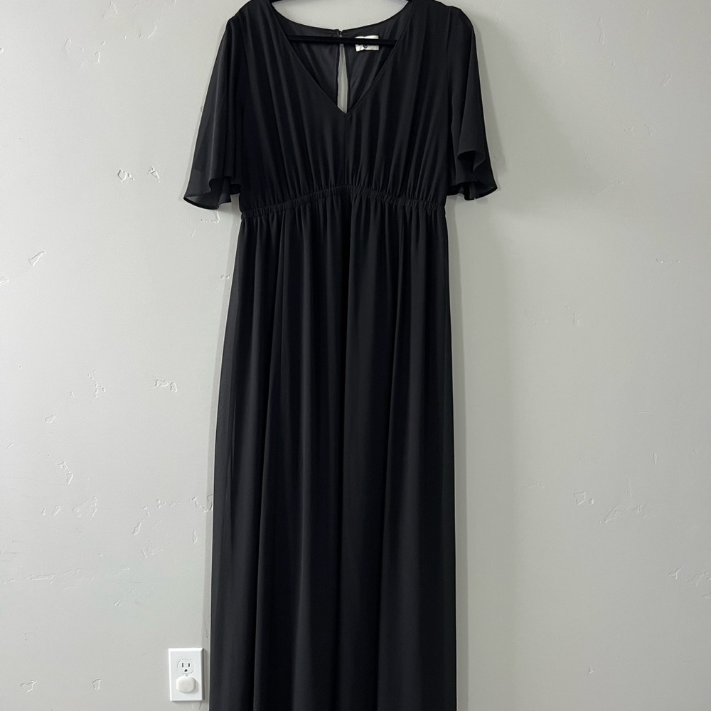 Show Me Your Mumu Black Maxi Dress - Size XL